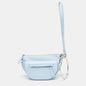 Burberry Pale Mini Leather Blue Clutch Bag