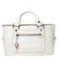 Luxury CELINE White/Lavender Leather Boogie Tote