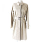 BURBERRY coat Main: 100% cotton, Lining: 100% cotton, Sleeve lining: 100% cupra, Part: Lamb leather STONE (beige type) Women 38