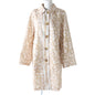 BURBERRY coat Outer: 100% nylon, lining: 100% cupra beige Animal Pattern Women 40