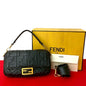 Fendi Mamma Baguette Leather Red Shoulder Bag Leather Rovelle Bags