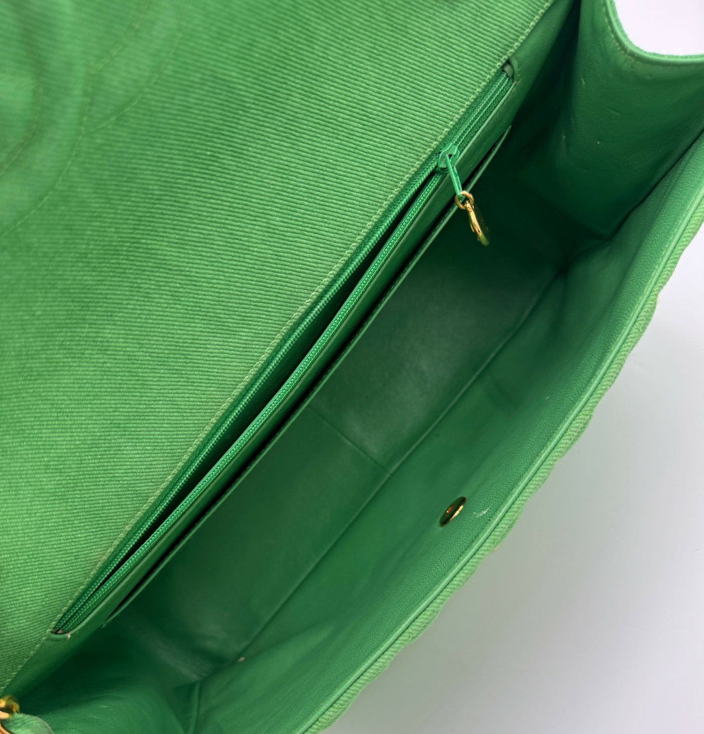 Chanel Luxury Leather Green Shoulder Bag Rovelle Bags
