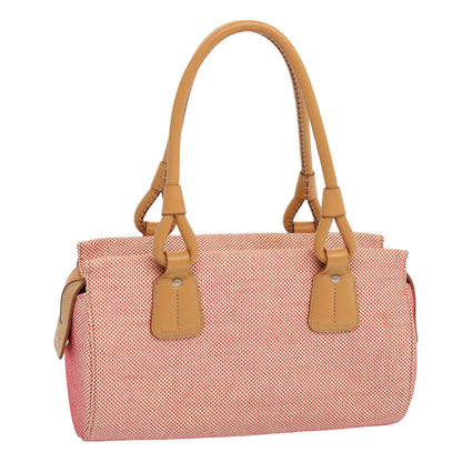 Burberry Auth Canvas Red Tote Bag