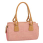 Burberry Auth Canvas Red Tote Bag