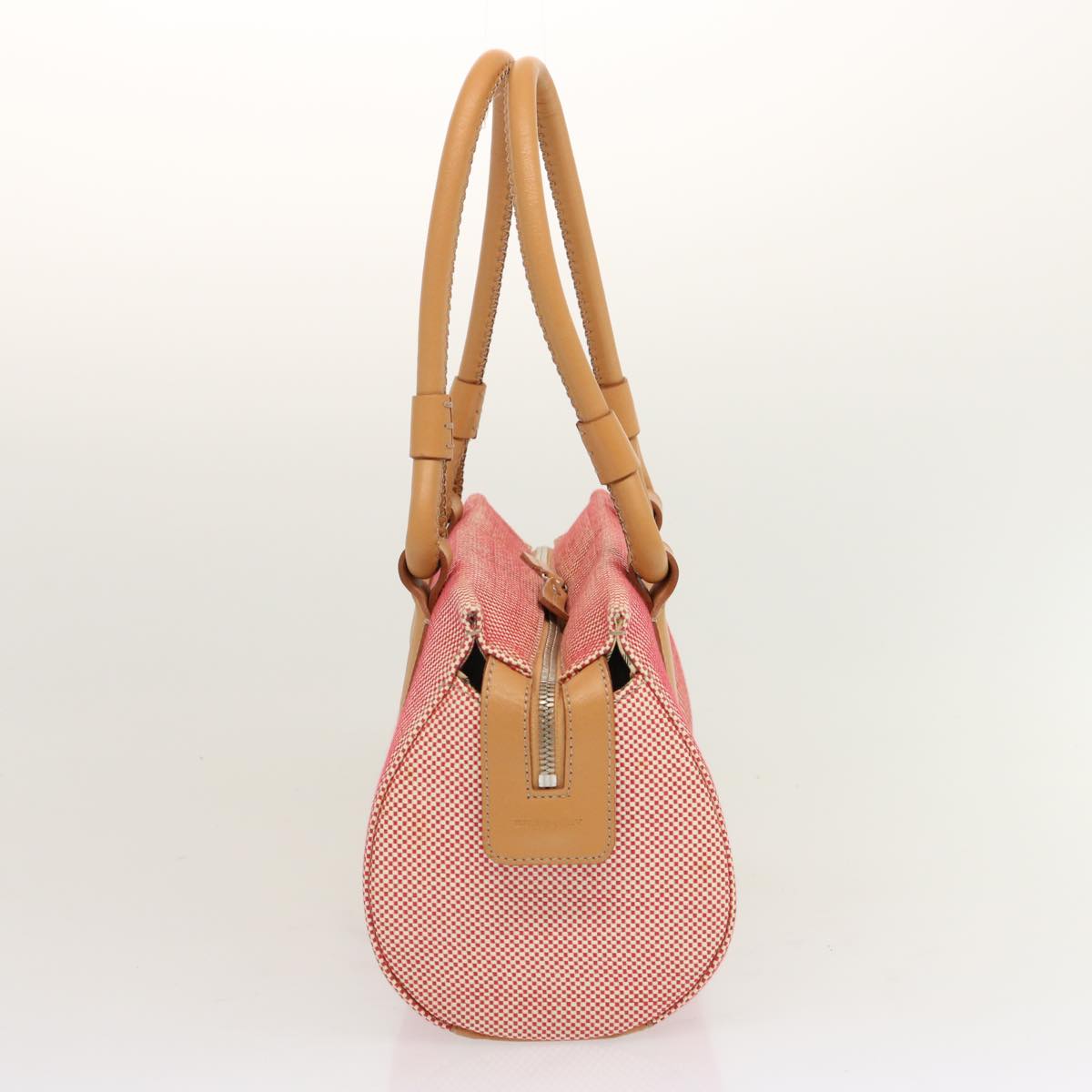 Burberry Auth Canvas Red Tote Bag
