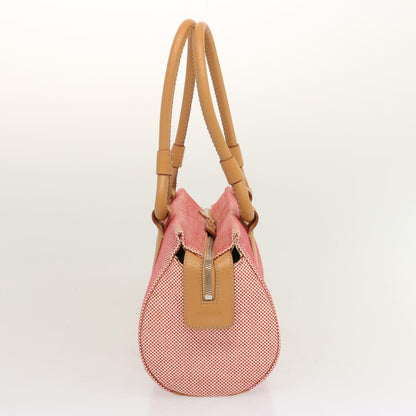 Burberry Auth Canvas Red Tote Bag