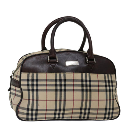 Burberry Nova Auth Nylon Beige Handbag Style 4