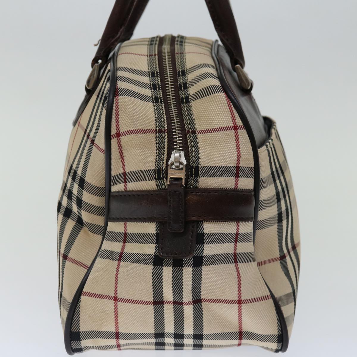 Burberry Nova Auth Nylon Beige Handbag Style 4