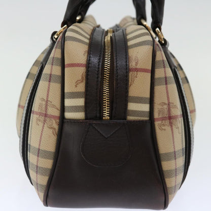 Burberry Nova Auth Leather Beige Handbag Style 5