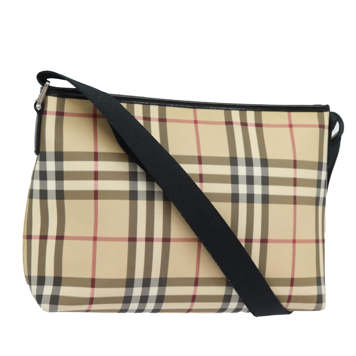 Burberry Nova Auth Leather Beige Shoulder Bag Style 9