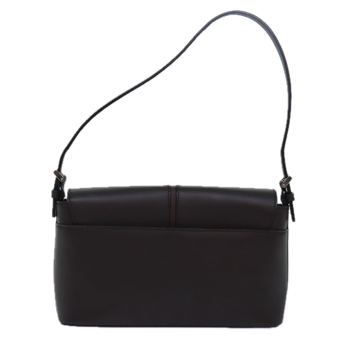 Burberry Auth Leather Brown Shoulder Bag Style 2