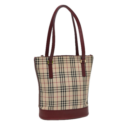 Burberry Nova Auth Canvas Beige Tote Bag Style 7