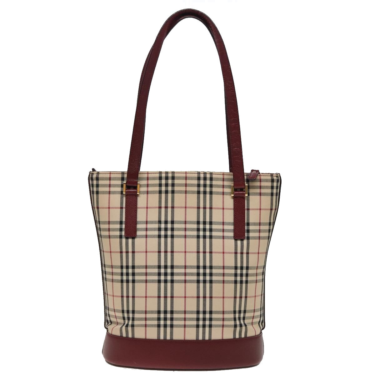 Burberry Nova Auth Canvas Beige Tote Bag Style 7