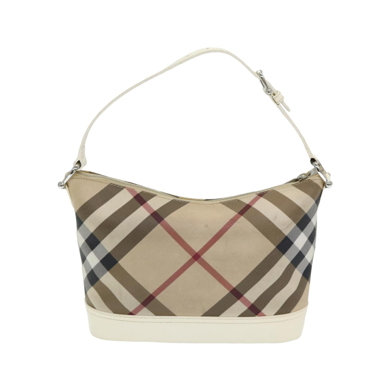 Burberry Nova Auth Leather Beige Shoulder Bag Style 6