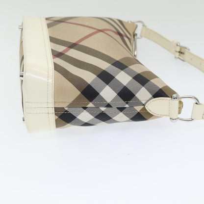Burberry Nova Auth Leather Beige Shoulder Bag Style 6
