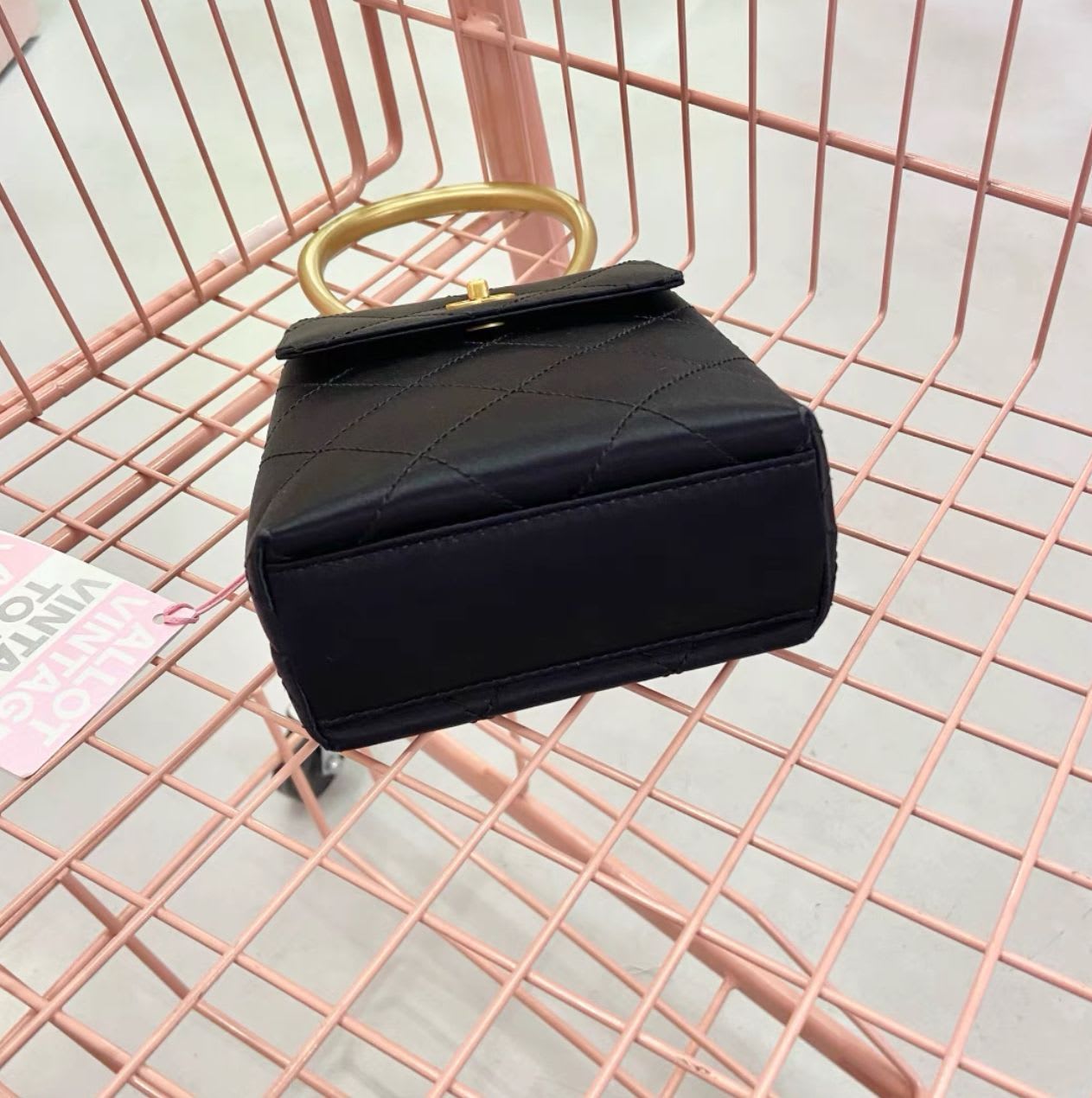 Chanel Luxury Satin Black Handbag Rovelle Bags