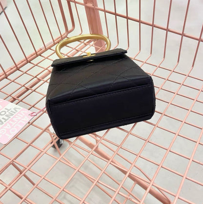 Chanel Luxury Satin Black Handbag Rovelle Bags