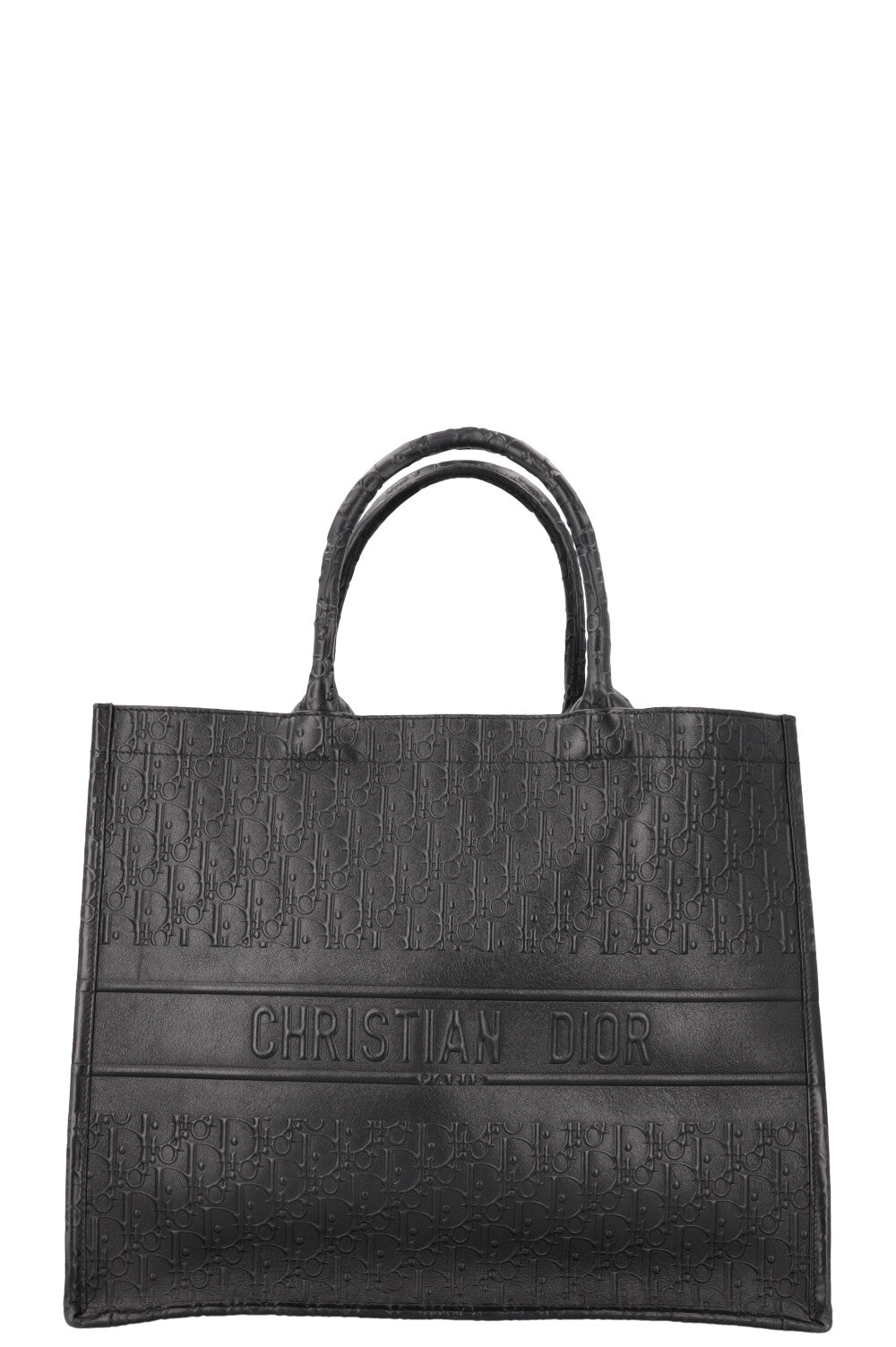 Dior Book Tote Leather Black Tote Bag Style 2 Rovelle Bags