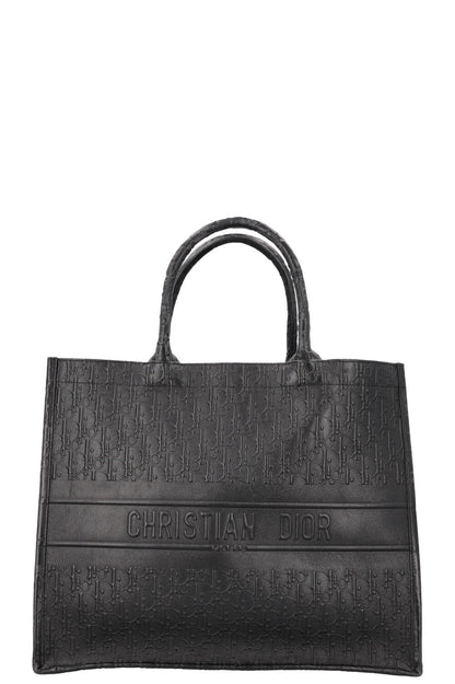 Dior Book Tote Leather Black Tote Bag Style 2 Rovelle Bags
