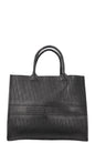 Dior Book Tote Leather Black Tote Bag Style 2 Rovelle Bags