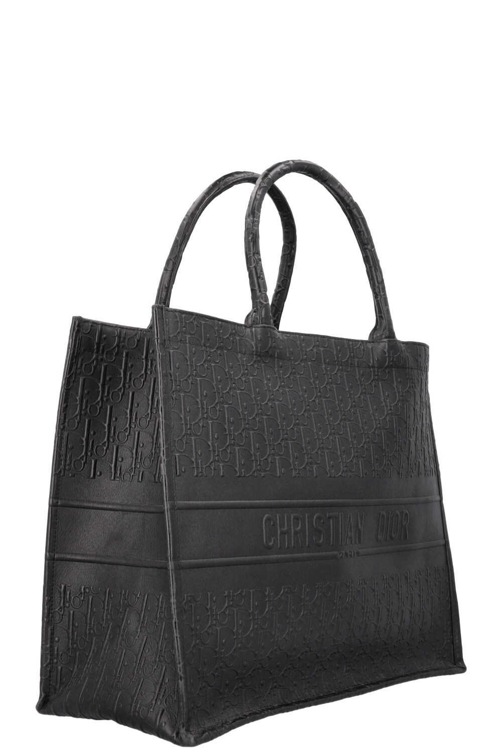 Dior Book Tote Leather Black Tote Bag Style 2 Rovelle Bags
