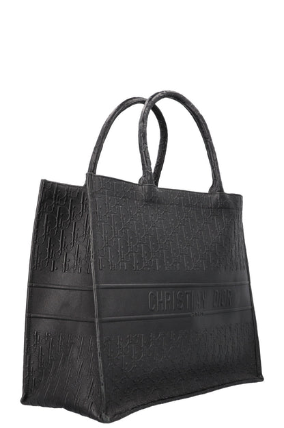 Dior Book Tote Leather Black Tote Bag Style 2 Rovelle Bags