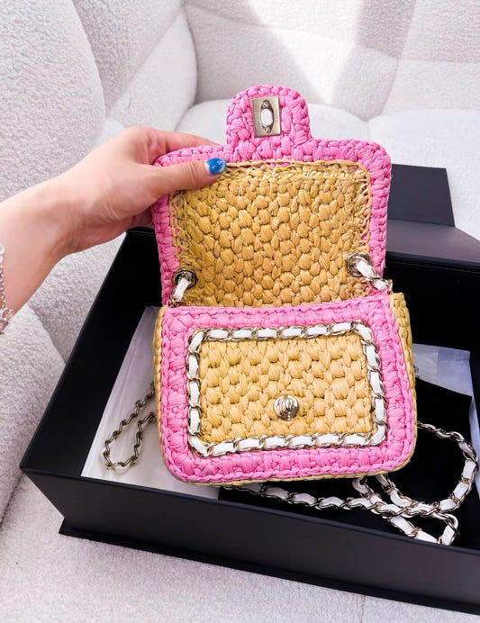 Chanel Mini Flap Red Shoulder Bag Rovelle Bags