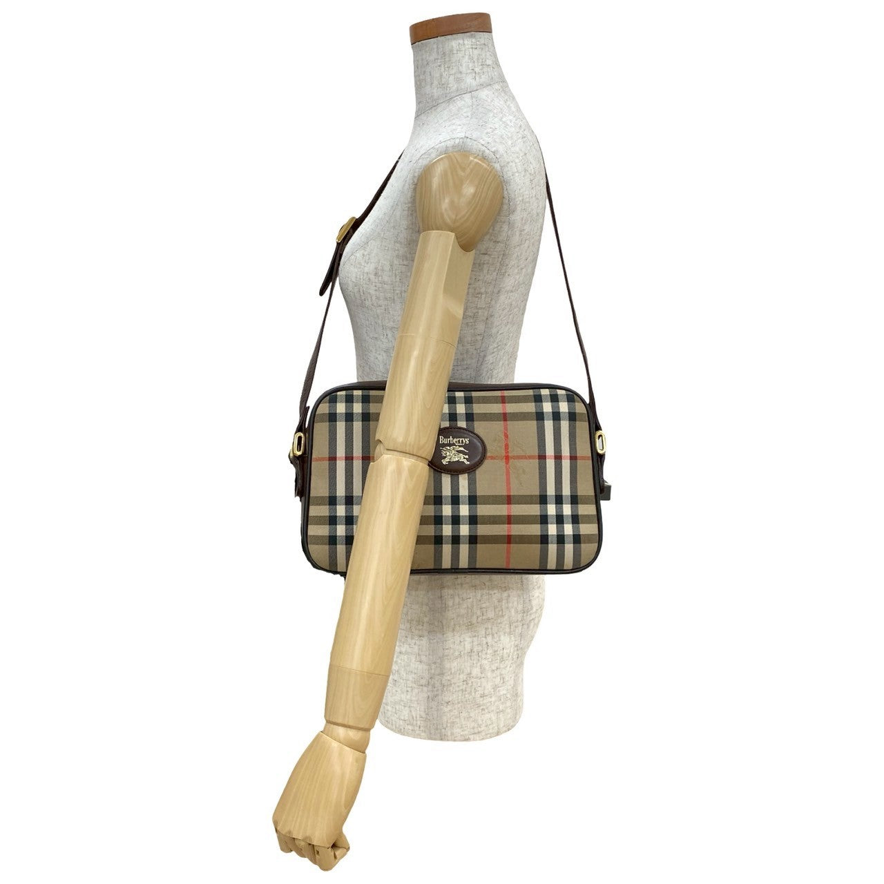 Burberry Nova Leather Shoulder Bag Style 14