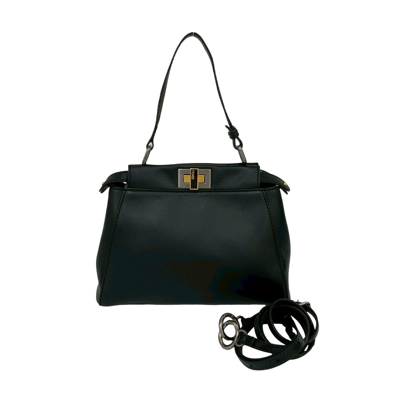 Fendi Peekaboo Leather Red Handbag Style 30 Rovelle Bags