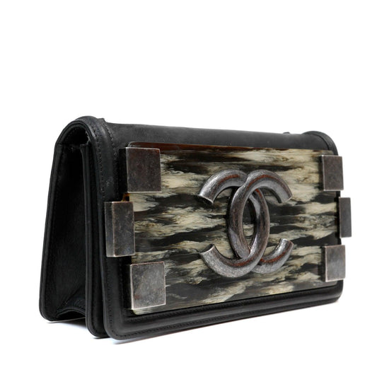 Chanel Medium Black Luxury Handbag Rovelle Bags