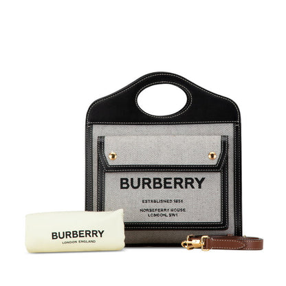 Burberry Horseferry Print Leather Handbag