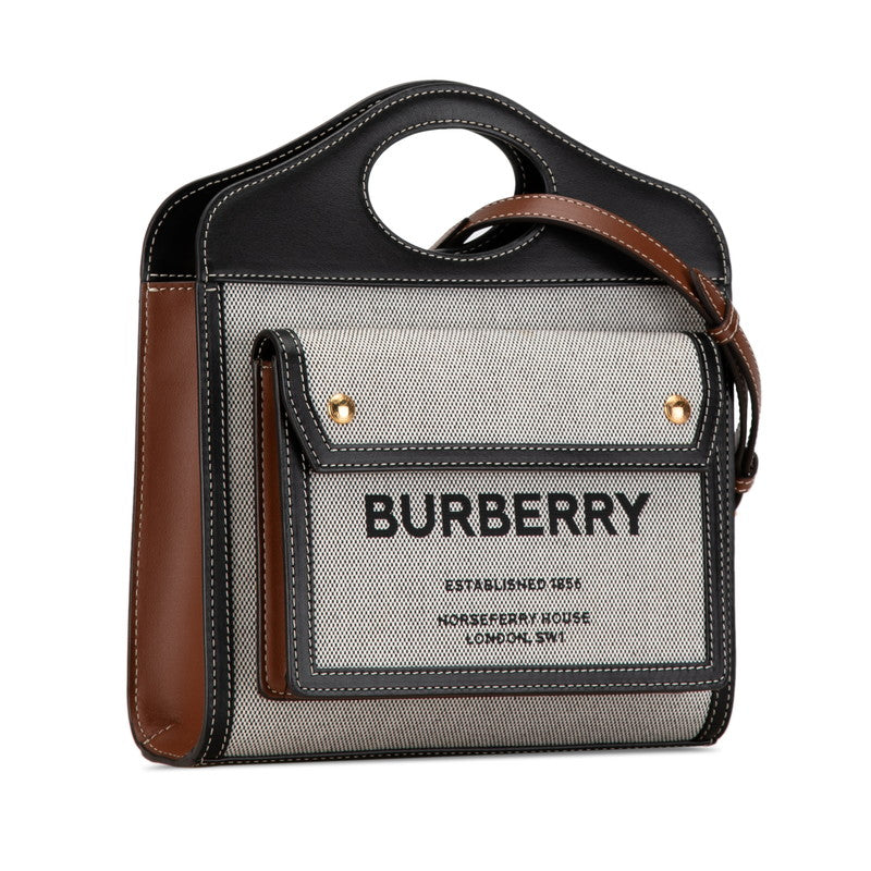 Burberry Horseferry Print Leather Handbag