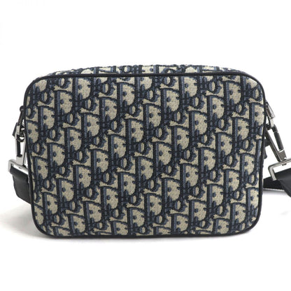 Dior HOMME Pouch Main: Canvas, Main: Leather Navy x beige mens Rovelle Bags