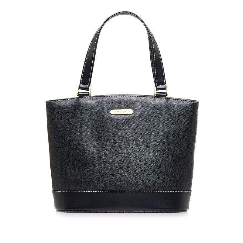 Burberry Nova Shadow Leather Handbag