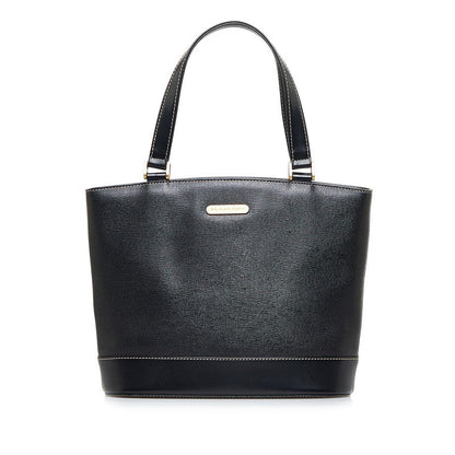 Burberry Nova Shadow Leather Handbag