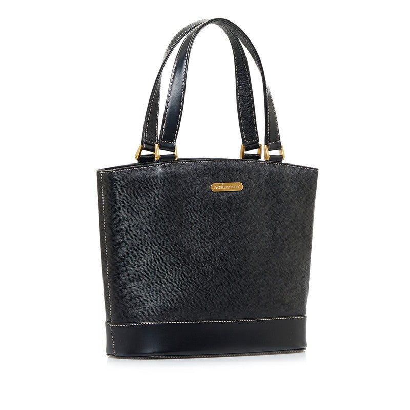 Burberry Nova Shadow Leather Handbag