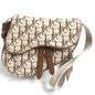 Dior HOMME Sling bag Canvas, Leather Brown x beige mens Rovelle Bags