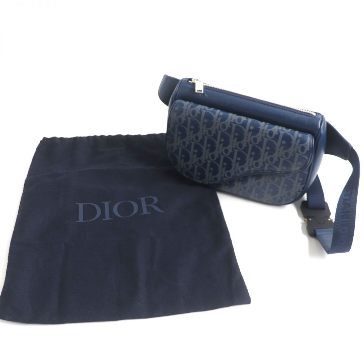 Dior HOMME Shoulder Bag Main: Leather blue mens Rovelle Bags