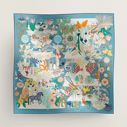 Hermes Precious Paradise Scarf 90