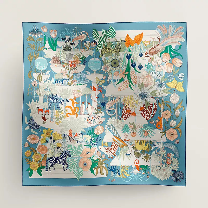 Hermes Precious Paradise Scarf 90