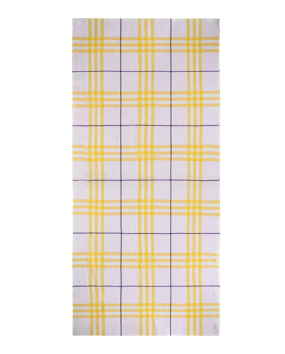 Luxury Burberry Checked Wool Scarf Womens 8079704