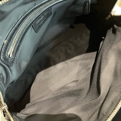 Dior Black Lambskin Handbag Medium Rovelle Bags