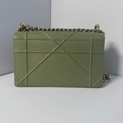 Dior Green Diorama Leather Chain Bag 21 5X13X8Cm Rovelle Bags