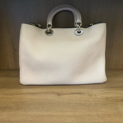 Dior Vip White Leather Tote Bag Medium Rovelle Bags