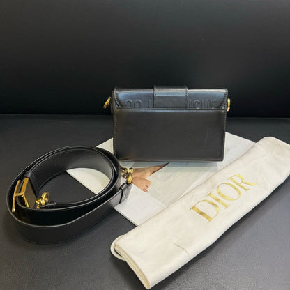 Dior Montagne Box Black Leather Bag 17 5X12X5Cm Rovelle Bags