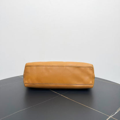 Luxury CELINE Tan Leather Shoulder Bag