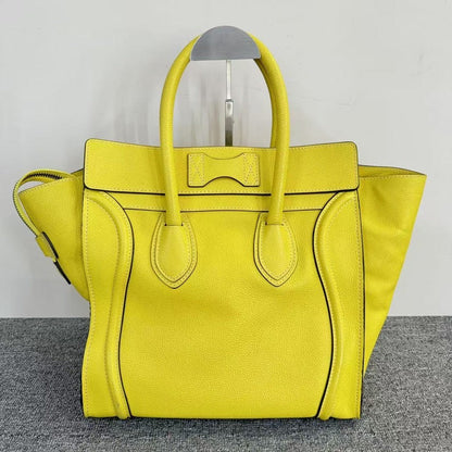 Luxury CELINE Luggage Bag SJZ2-25 Yellow Tote