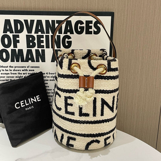 ?? Luxury CELINE Shearing Bucket Bag #13224