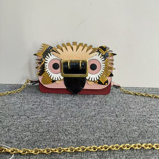 Burberry Animal Motif Multicolor Crossbody Bag