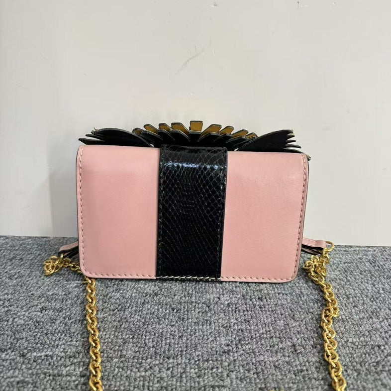 Burberry Animal Motif Multicolor Crossbody Bag